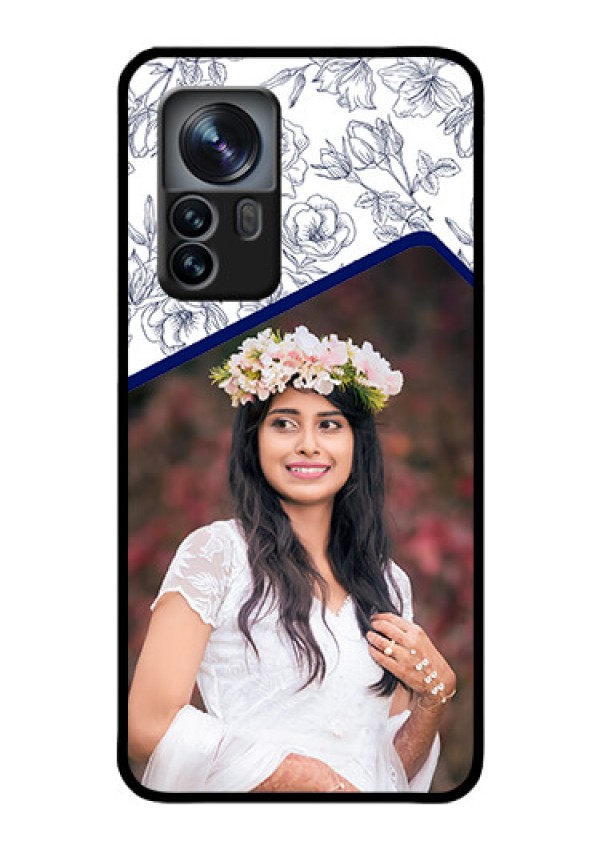 Xiaomi 12 Pro 5G Personalized Glass Phone Case - Premium Floral Design