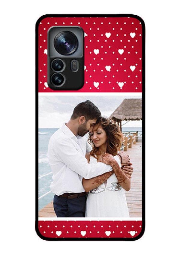 Xiaomi 12 Pro 5G Photo Printing on Glass Case - Hearts Mobile Case Design