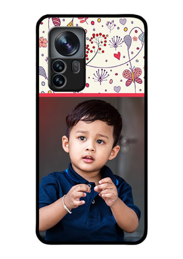 Xiaomi 12 Pro 5G Custom Glass Mobile Case - Premium Floral Design
