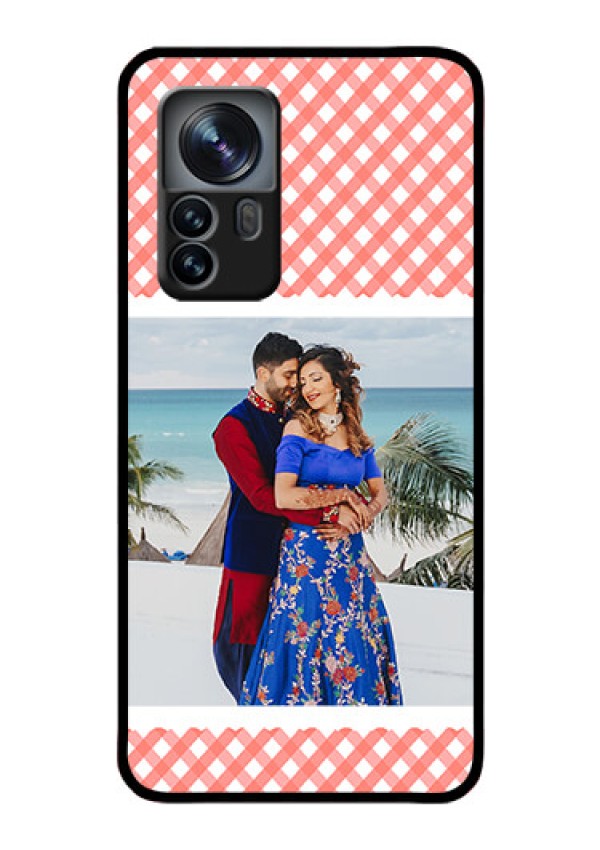 Xiaomi 12 Pro 5G Personalized Glass Phone Case - Pink Pattern Design