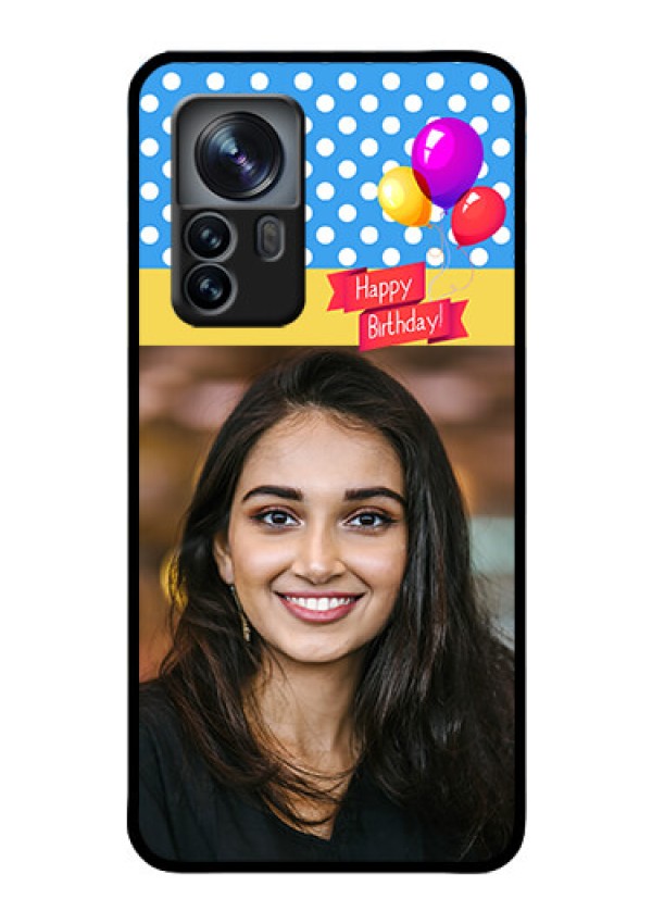 Xiaomi 12 Pro 5G Custom Glass Mobile Case - Happy Birthday Design