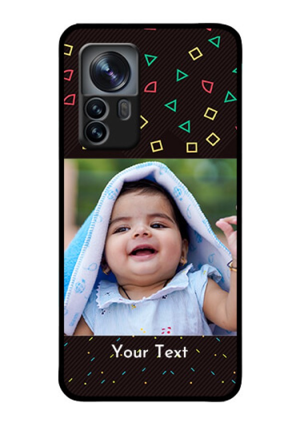 Xiaomi 12 Pro 5G Custom Glass Phone Case - with confetti birthday design