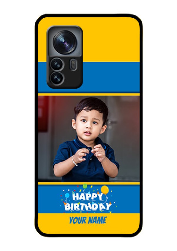 Xiaomi 12 Pro 5G Custom Glass Mobile Case - Birthday Wishes Design