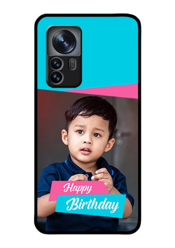 Xiaomi 12 Pro 5G Personalized Glass Phone Case - Image Holder with 2 Color Design