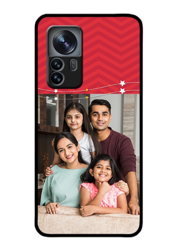 Xiaomi 12 Pro 5G Personalized Glass Phone Case - Happy Family Design
