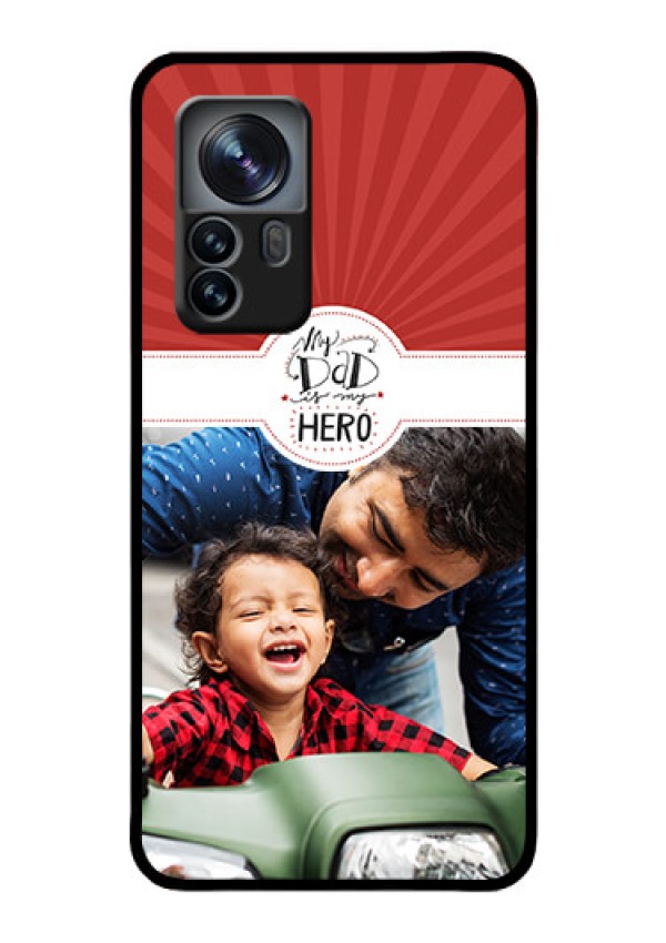 Xiaomi 12 Pro 5G Photo Printing on Glass Case - My Dad Hero Design