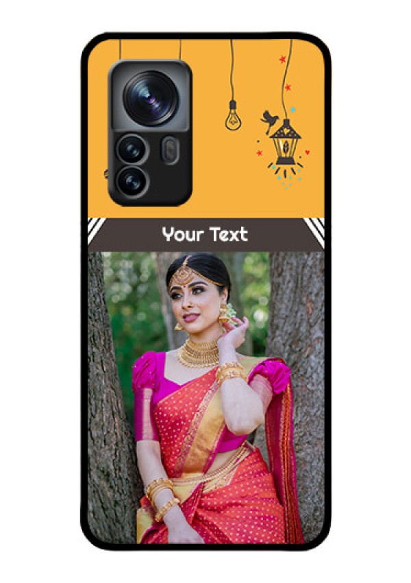 Xiaomi 12 Pro 5G Custom Glass Mobile Case - with Family Picture and Icons