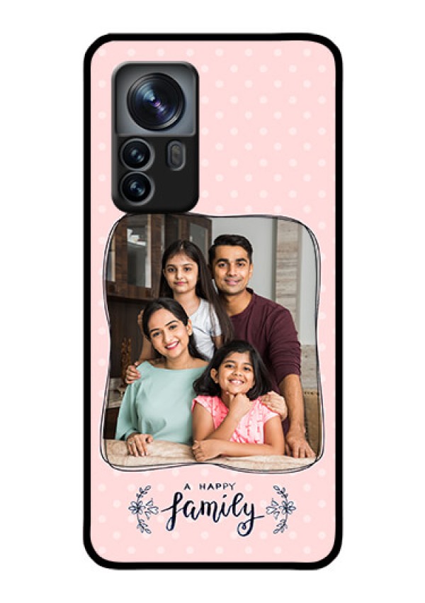 Xiaomi 12 Pro 5G Custom Glass Phone Case - Family with Dots Design