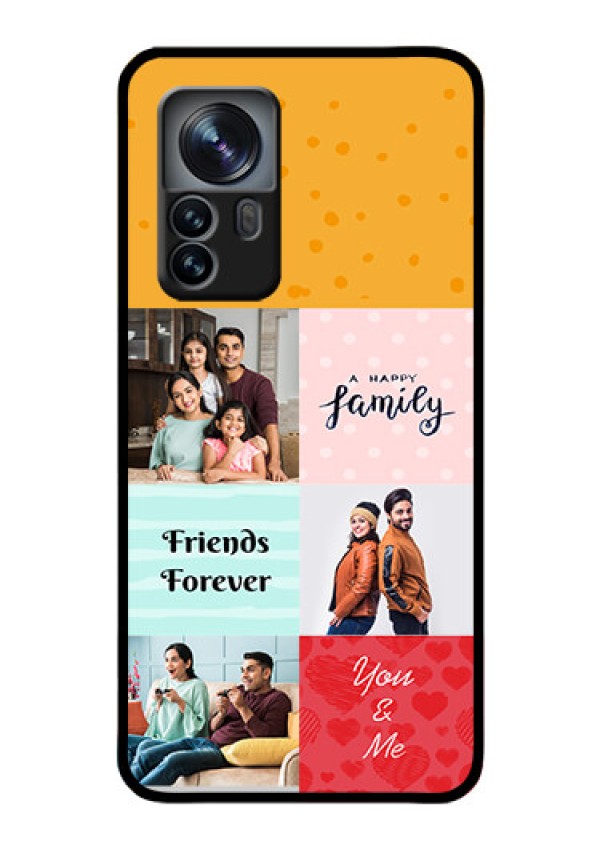 Xiaomi 12 Pro 5G Personalized Glass Phone Case - Images with Quotes Design