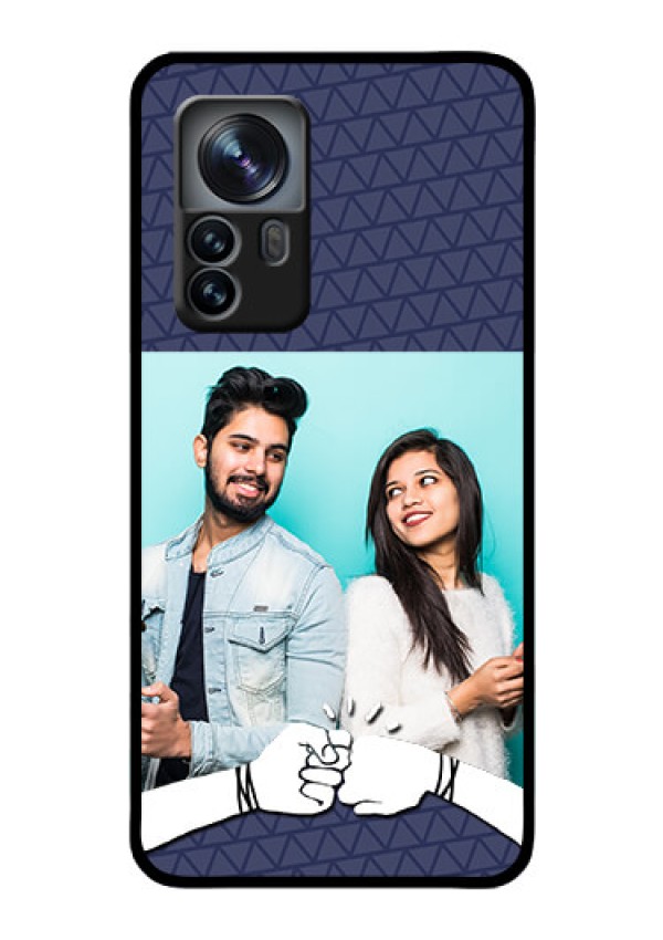 Xiaomi 12 Pro 5G Photo Printing on Glass Case - with Best Friends Design