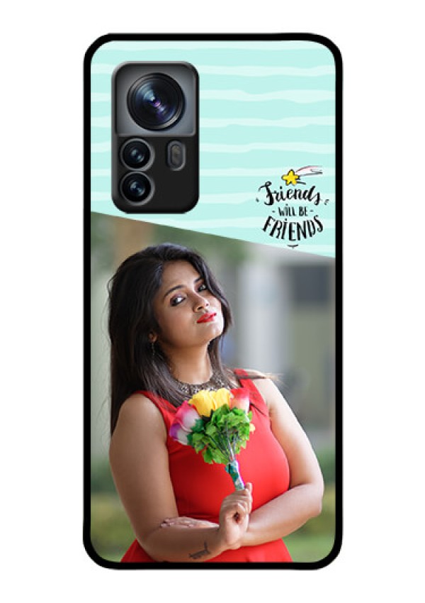 Xiaomi 12 Pro 5G Custom Glass Phone Case - Friends Picture Icon Design