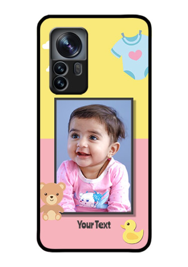 Xiaomi 12 Pro 5G Photo Printing on Glass Case - Kids 2 Color Design