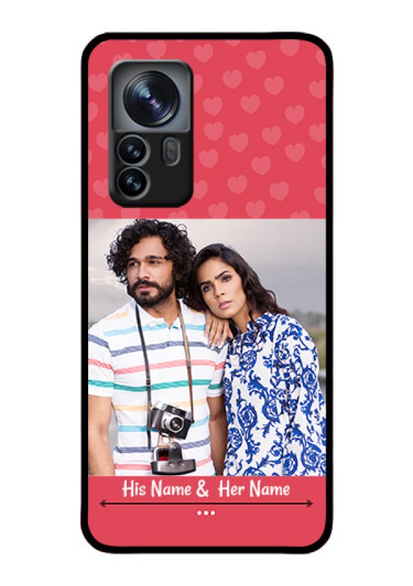 Xiaomi 12 Pro 5G Photo Printing on Glass Case - Simple Love Design