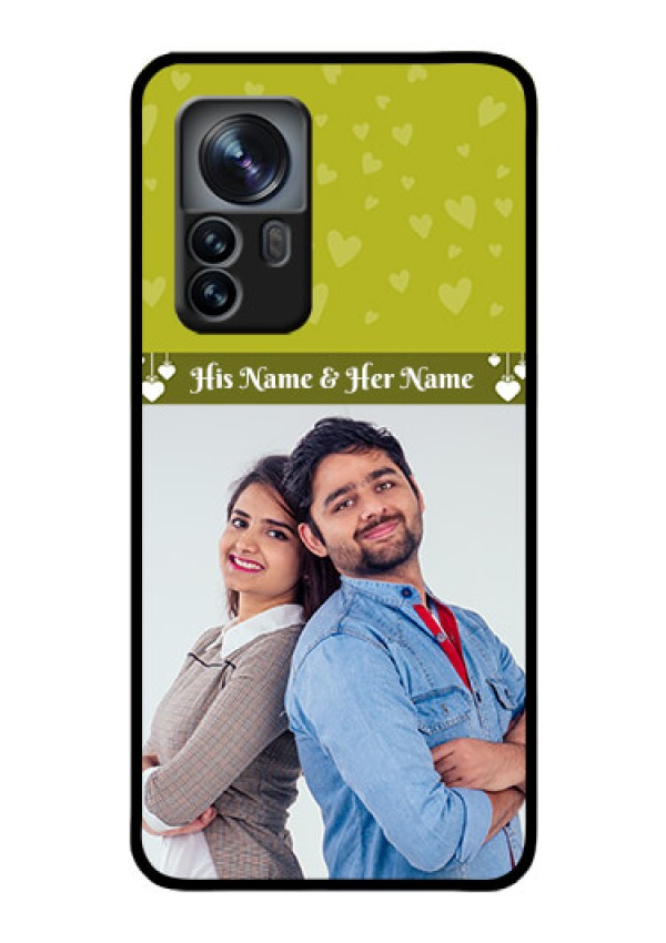 Xiaomi 12 Pro 5G Custom Glass Phone Case - You & Me Heart Design