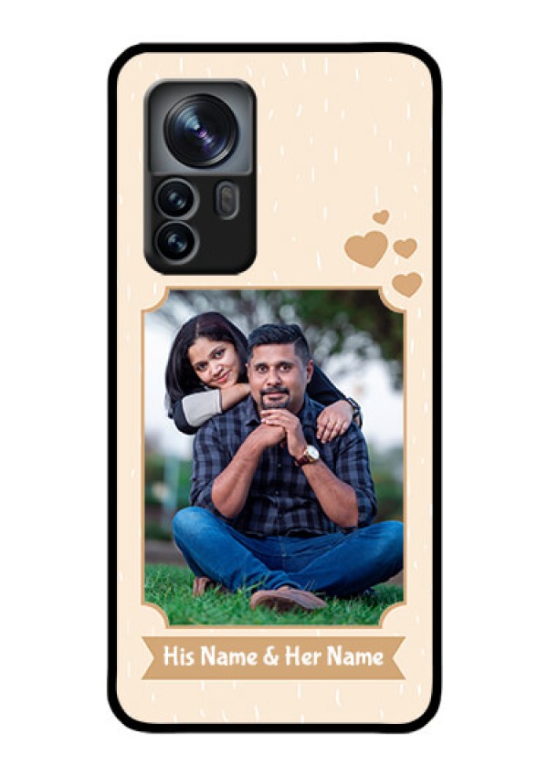 Xiaomi 12 Pro 5G Custom Glass Phone Case - with confetti love design