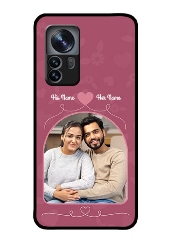 Xiaomi 12 Pro 5G Photo Printing on Glass Case - Love Floral Design
