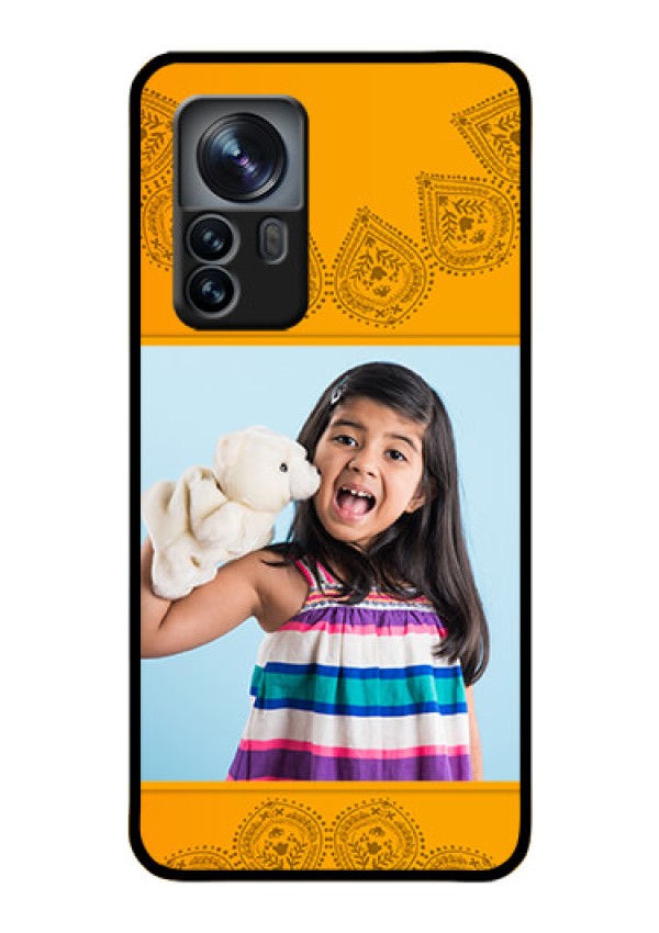 Xiaomi 12 Pro 5G Personalized Glass Phone Case - Photo Wedding Design