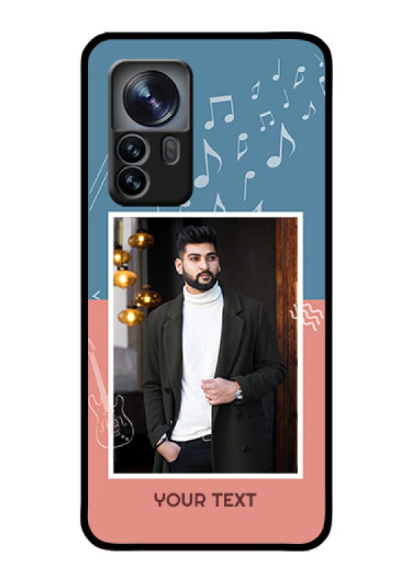 Xiaomi 12 Pro 5G Photo Printing on Glass Case - with Color Musical Note Design