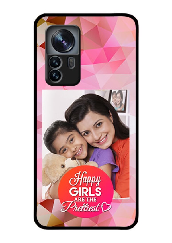 Xiaomi 12 Pro 5G Photo Printing on Glass Case - Abstract Triangle Design