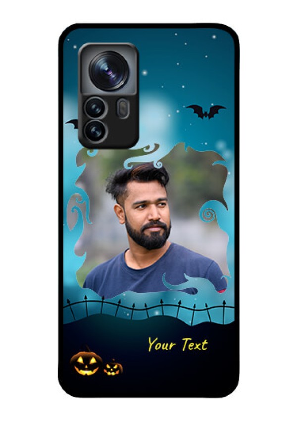 Xiaomi 12 Pro 5G Custom Glass Phone Case - Halloween frame design