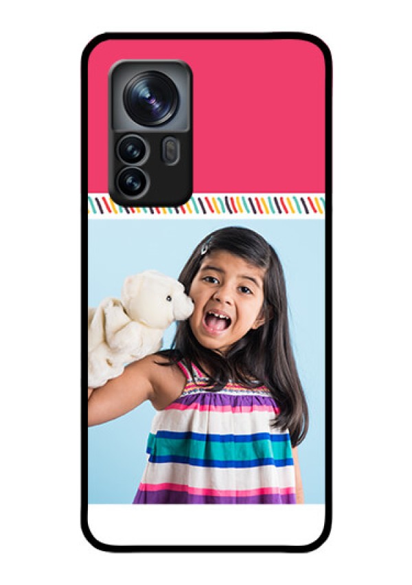 Xiaomi 12 Pro 5G Personalized Glass Phone Case - Line art design