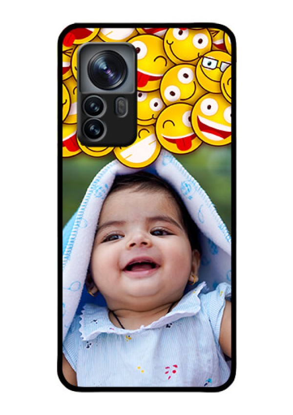 Xiaomi 12 Pro 5G Custom Glass Mobile Case - with Smiley Emoji Design
