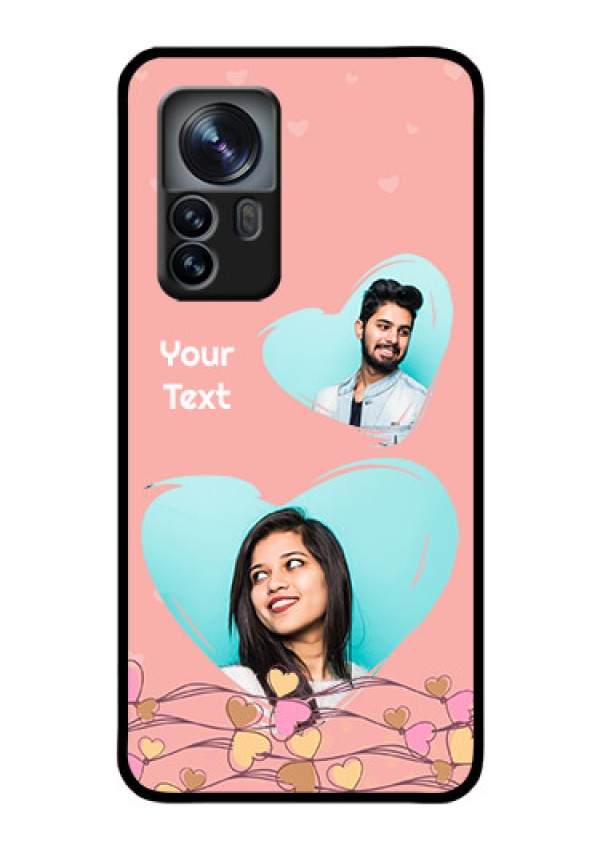 Xiaomi 12 Pro 5G Custom Glass Mobile Case - Love Doodle Design