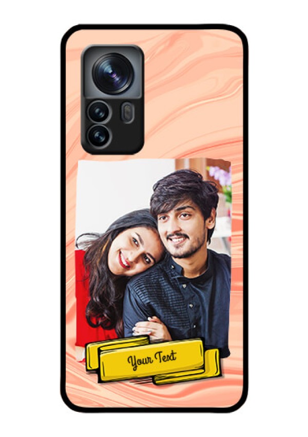 Xiaomi 12 Pro 5G Personalized Glass Phone Case - Marble Texture Design