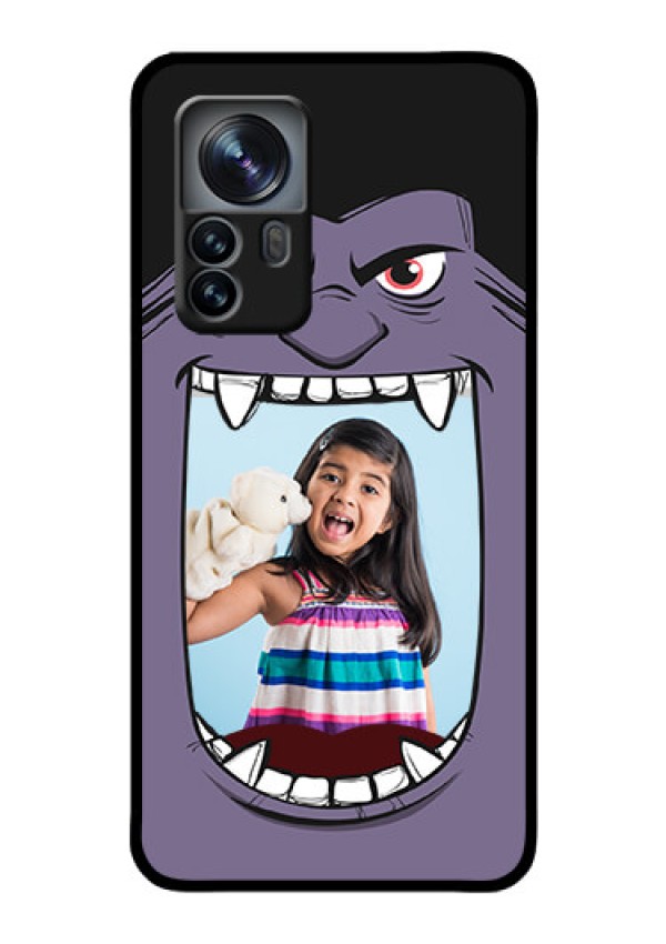 Xiaomi 12 Pro 5G Custom Glass Phone Case - Angry Monster Design