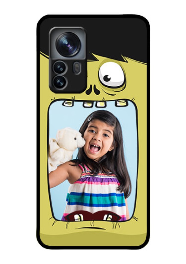 Xiaomi 12 Pro 5G Personalized Glass Phone Case - Cartoon monster back case Design