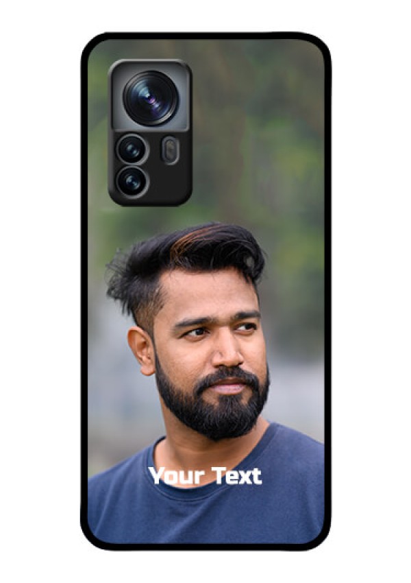 Xiaomi 12 Pro 5G Glass Mobile Cover: Photo with Text