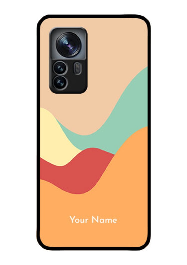 Xiaomi 12 Pro 5G Personalized Glass Phone Case - Ocean Waves Multi-colour Design