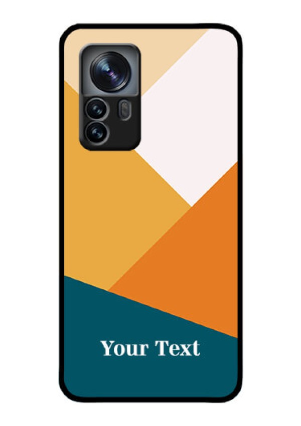 Xiaomi 12 Pro 5G Personalized Glass Phone Case - Stacked Multi-colour Design