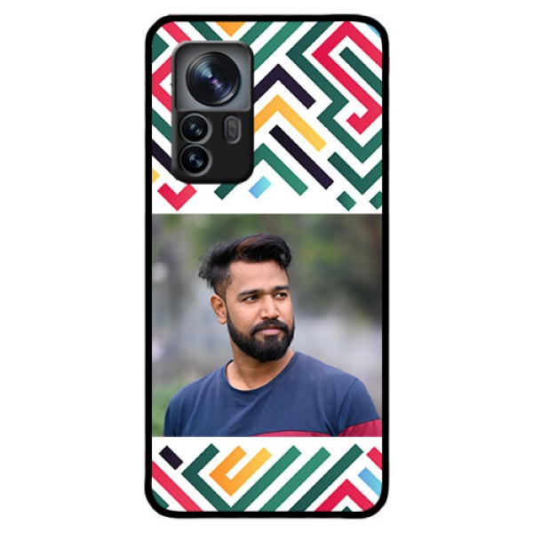 Xiaomi 12 Pro 5G Personalized Glass Phone Case - Colorful Maze Pattern Design Xiaomi 12 Pro 5G Personalized Glass Phone Case - Colorful Maze Pattern Design