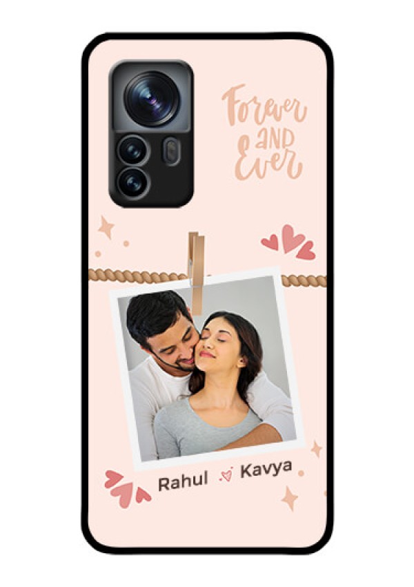 Xiaomi 12 Pro 5G Custom Glass Phone Case - Forever and ever love Design
