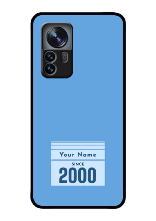 Xiaomi 12 Pro 5G Custom Glass Mobile Case - Custom Year of birth Design