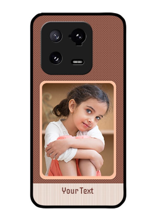 Xiaomi 13 Pro 5G Custom Glass Phone Case - Simple Pic Upload Design