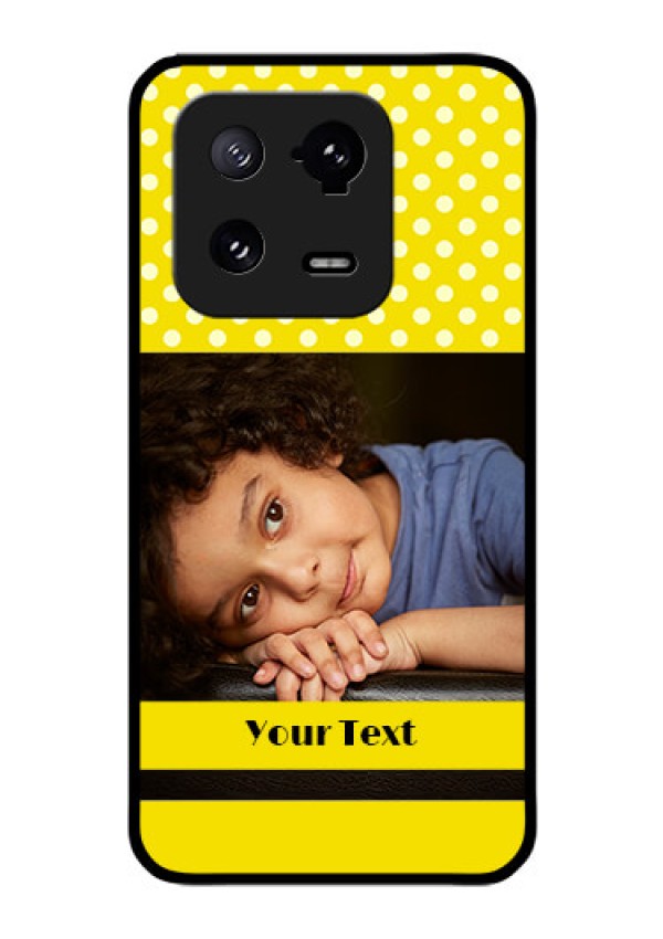 Xiaomi 13 Pro 5G Custom Glass Phone Case - Bright Yellow Case Design