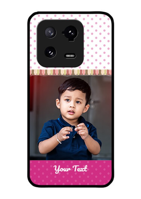 Xiaomi 13 Pro 5G Photo Printing on Glass Case - Cute Girls Cover Design
