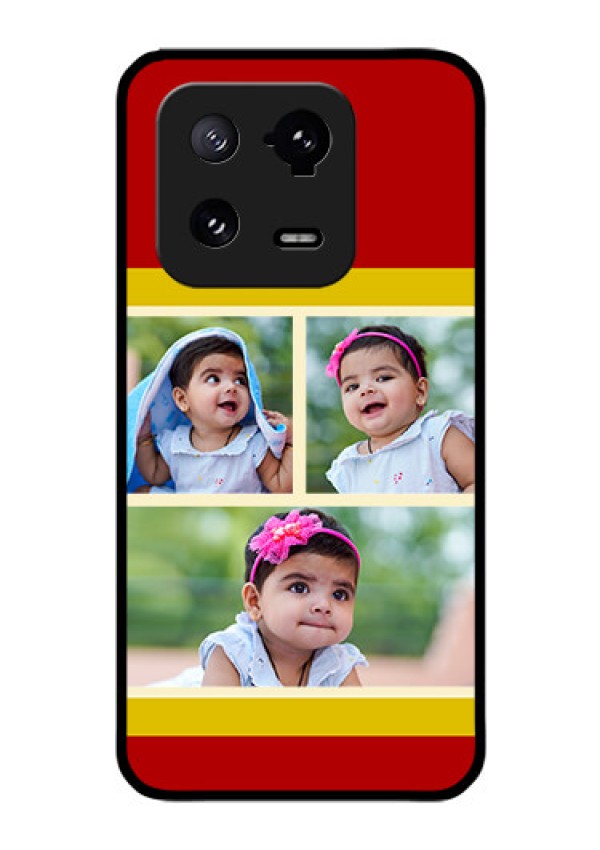 Xiaomi 13 Pro 5G Custom Glass Mobile Case - Multiple Pic Upload Design