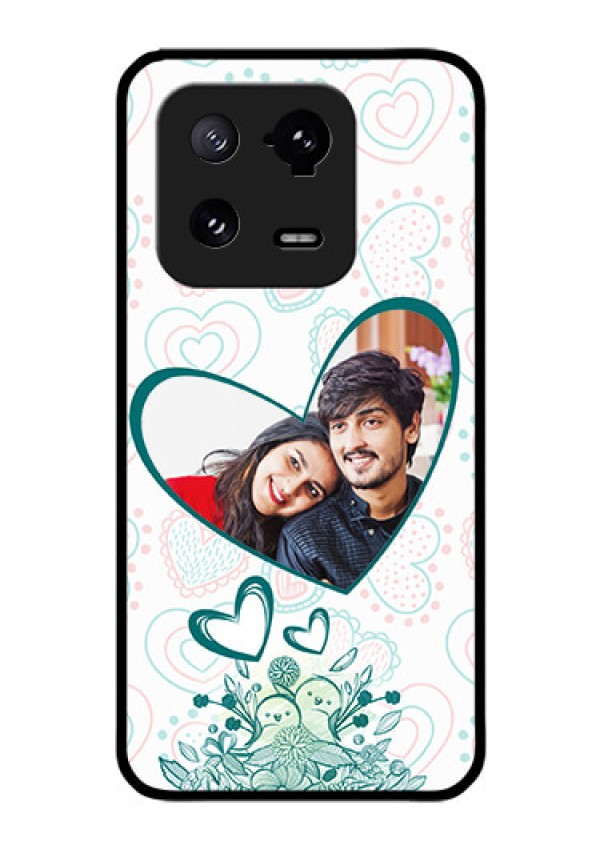 Xiaomi 13 Pro 5G Photo Printing on Glass Case - Premium Couple Design