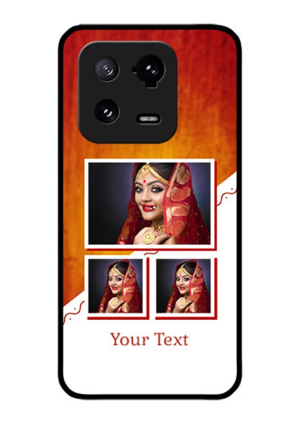 Xiaomi 13 Pro 5G Custom Glass Phone Case - Wedding Memories Design