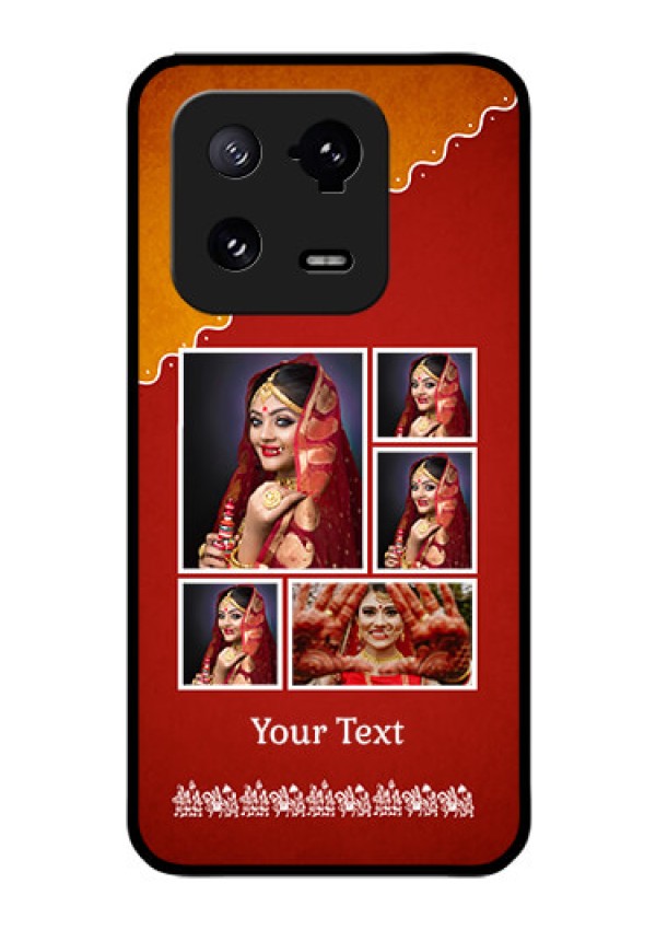 Xiaomi 13 Pro 5G Personalized Glass Phone Case - Wedding Pic Upload Design