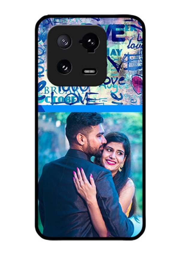 Xiaomi 13 Pro 5G Custom Glass Mobile Case - Colorful Love Design