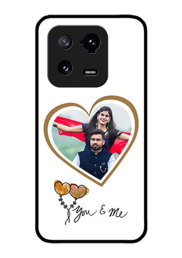 Xiaomi 13 Pro 5G Custom Glass Mobile Case - You & Me Design