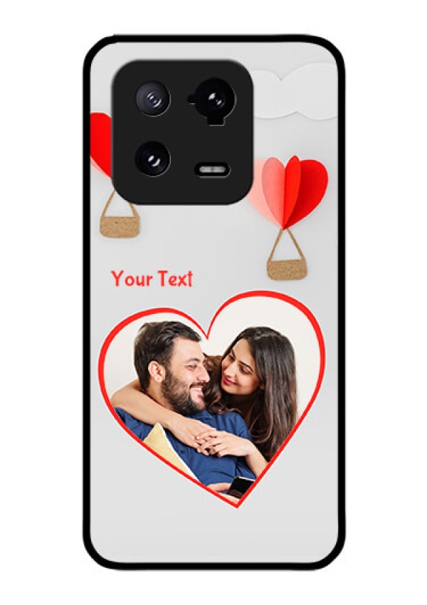 Xiaomi 13 Pro 5G Custom Glass Mobile Case - Parachute Love Design