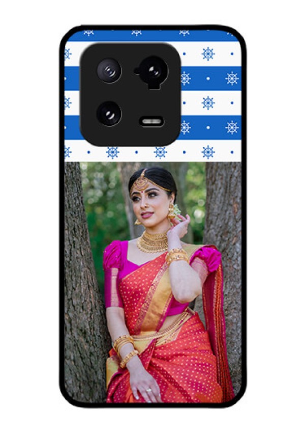 Xiaomi 13 Pro 5G Photo Printing on Glass Case - Snow Pattern Design