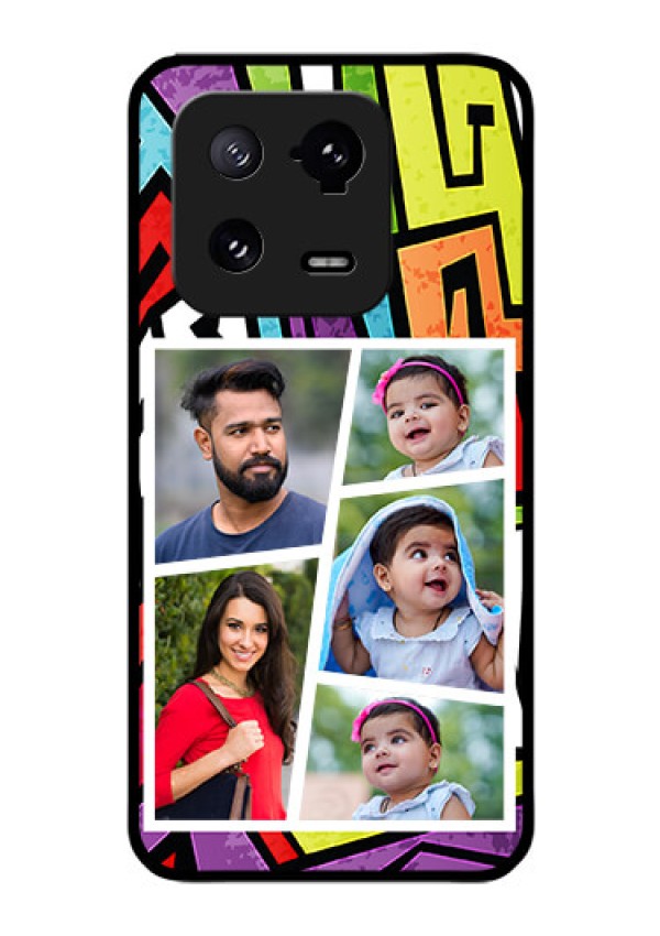 Xiaomi 13 Pro 5G Custom Glass Phone Case - Graffiti pattern Design