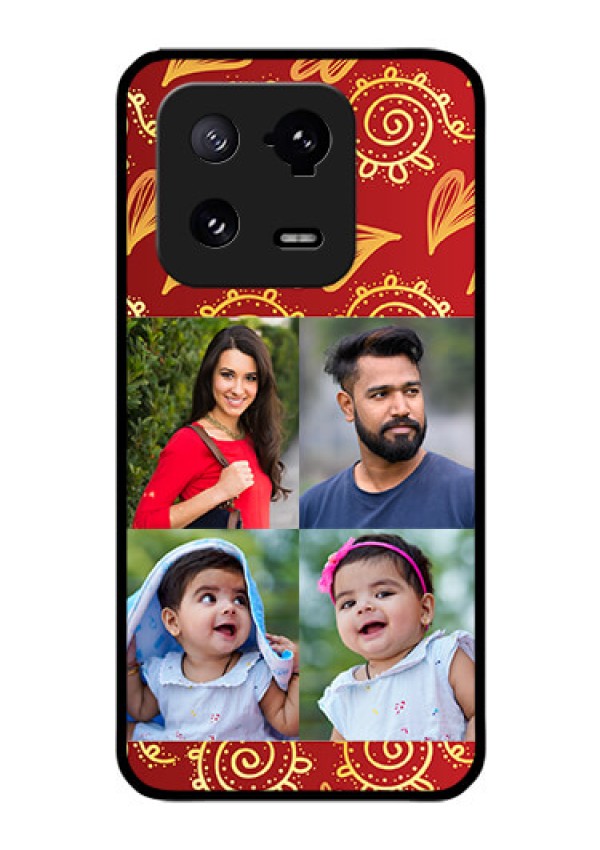 Xiaomi 13 Pro 5G Photo Printing on Glass Case - 4 Image Traditional Design