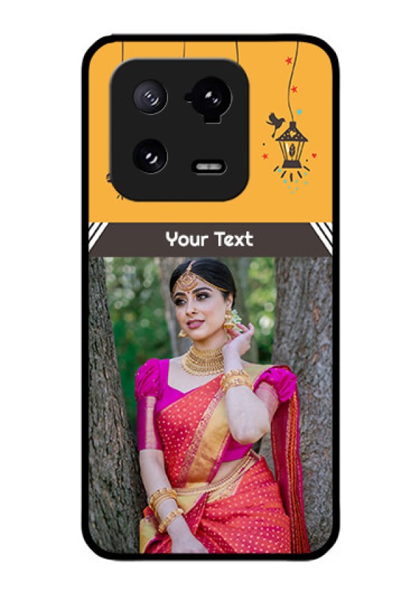 Xiaomi 13 Pro 5G Custom Glass Mobile Case - with Family Picture and Icons